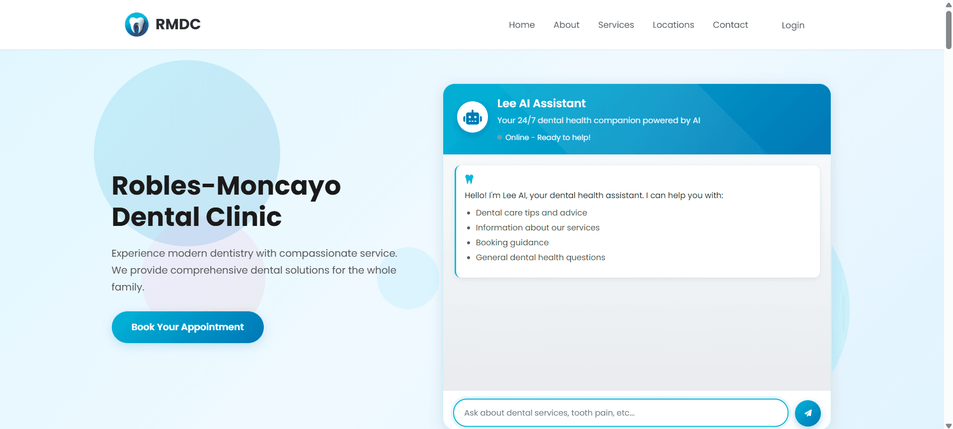RMDC Dental Clinic Management System