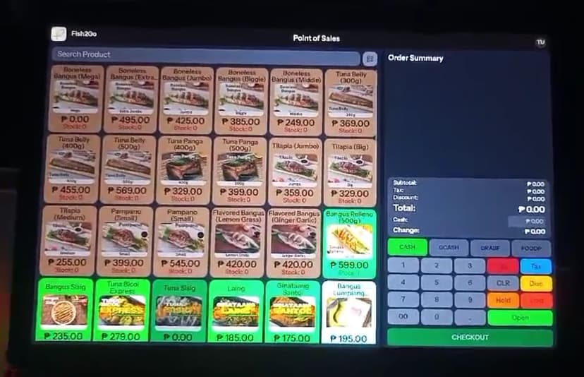 Fish2Go POS System